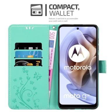 Motorola MOTO G31 / G41 lommebokdeksel Blomster