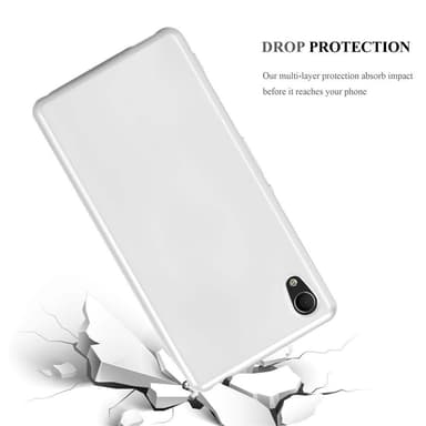 Deksel Sony Xperia M4 AQUA Case Cover (sølv)