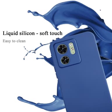 Motorola Edge 40 silikondeksel case (Blå)