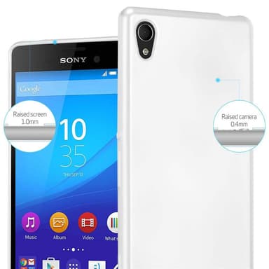Deksel Sony Xperia M4 AQUA Case Cover (sølv)