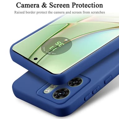 Motorola Edge 40 silikondeksel case (Blå)