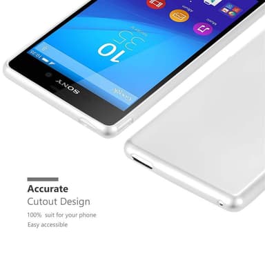 Deksel Sony Xperia M4 AQUA Case Cover (sølv)