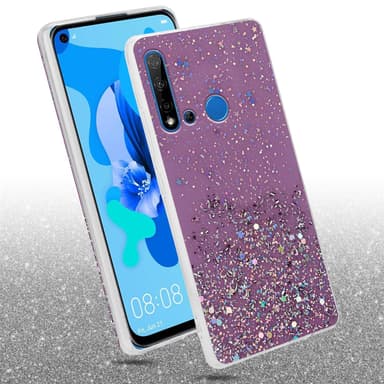 Huawei NOVA 5i / P20 LITE 2019 Silikondeksel Glitter