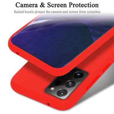 Samsung Galaxy NOTE 20 ULTRA silikondeksel case (rød)