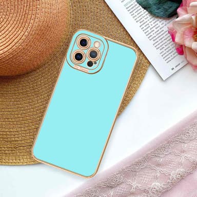 iPhone 12 PRO silikondeksel cover (turkis)