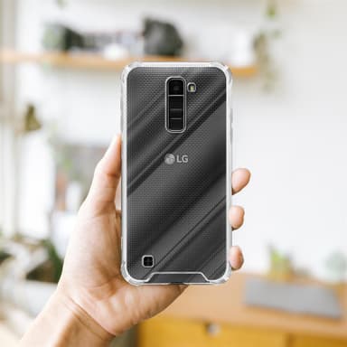LG K10 2016 Deksel Case Cover (gjennomsiktig)