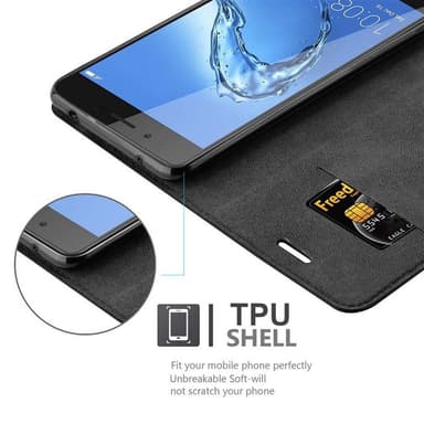 Honor 6C lommebokdeksel case (svart)