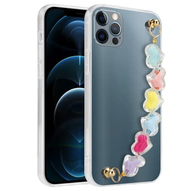 iPhone 12 PRO MAX Deksel med kjede (gjennomsiktig)