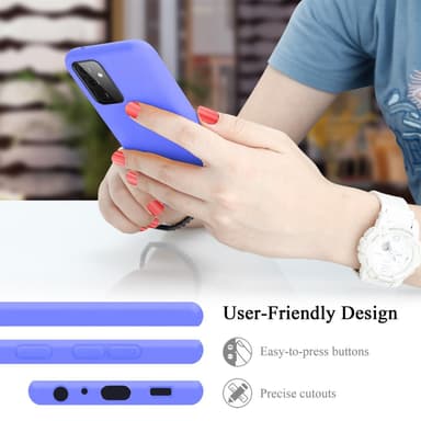 Samsung Galaxy A72 4G / 5G silikondeksel case (lilla)