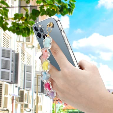 iPhone 12 PRO MAX Deksel med kjede (gjennomsiktig)
