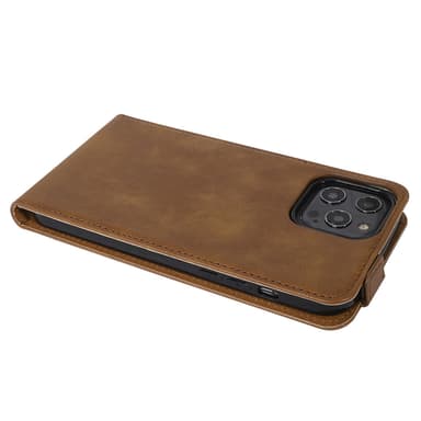 iPhone 13 PRO MAX Deksel Flip Case (brun)