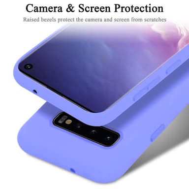 Samsung Galaxy S10 PLUS silikondeksel case (lilla)