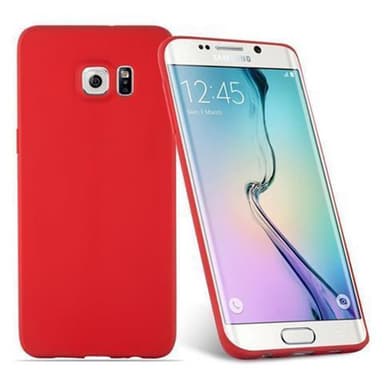 Deksel Samsung Galaxy S6 EDGE Silikon cover (rød)