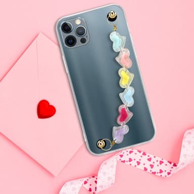 iPhone 12 PRO MAX Deksel med kjede (gjennomsiktig)