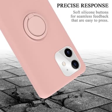 Deksel iPhone 11 Ring Case (rosa)