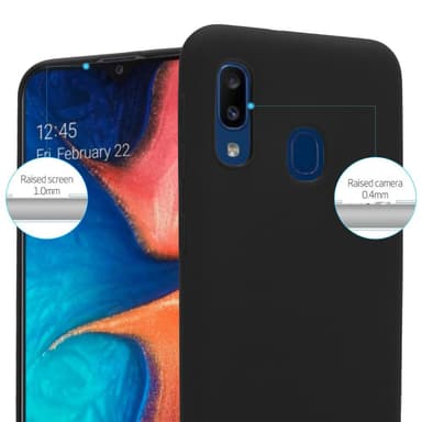 Deksel Samsung Galaxy A10e / A20e Silikon cover (svart)