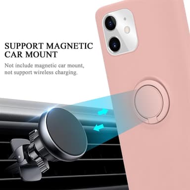 Deksel iPhone 11 Ring Case (rosa)