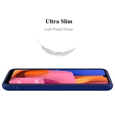 Deksel Samsung Galaxy A20s Silikon cover (blå)