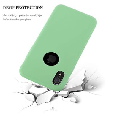 Deksel iPhone XR Silikon cover (grønn)