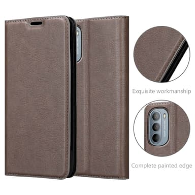 Motorola MOTO G31 / G41 lommebokdeksel case (brun)