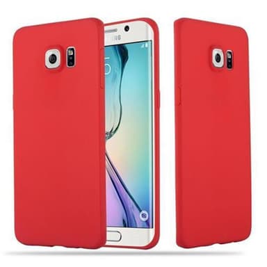 Deksel Samsung Galaxy S6 EDGE Silikon cover (rød)