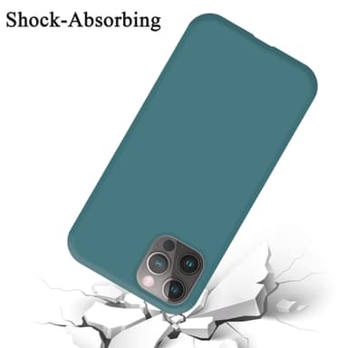iPhone 13 silikondeksel case (grønn)