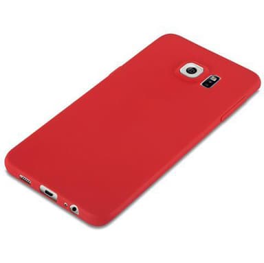 Deksel Samsung Galaxy S6 EDGE Silikon cover (rød)