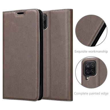 Samsung Galaxy A12 / M12 lommebokdeksel case (brun)