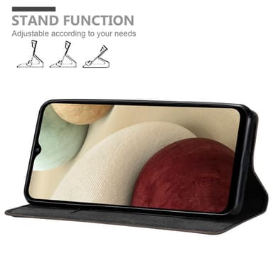 Samsung Galaxy A12 / M12 lommebokdeksel case (brun)