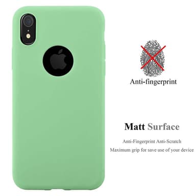 Deksel iPhone XR Silikon cover (grønn)