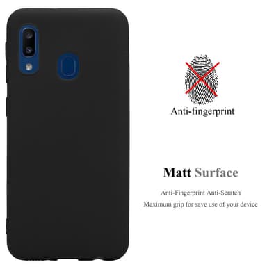 Deksel Samsung Galaxy A10e / A20e Silikon cover (svart)