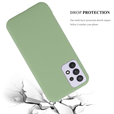 Deksel Samsung Galaxy A33 5G Silikon cover (grønn)