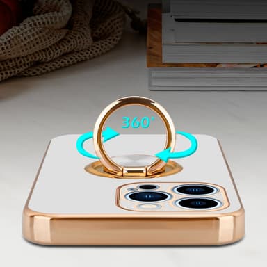 iPhone 13 PRO MAX silikondeksel case (hvit)