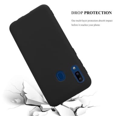 Deksel Samsung Galaxy A10e / A20e Silikon cover (svart)