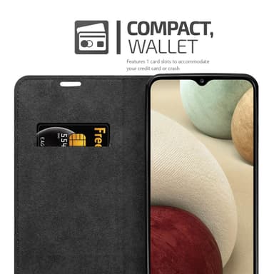 Samsung Galaxy A12 / M12 lommebokdeksel case (brun)