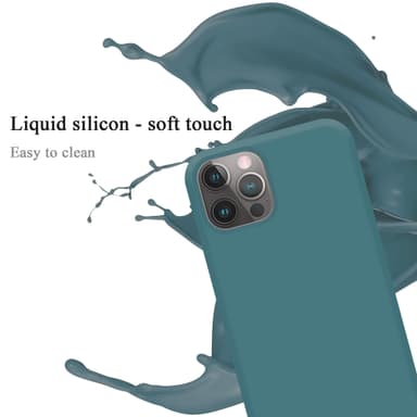 iPhone 13 silikondeksel case (grønn)