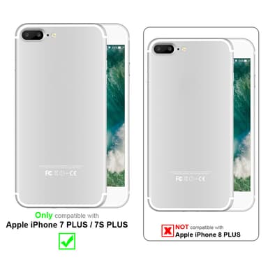 Deksel iPhone 7 PLUS / 7S PLUS ultra slim (blå)