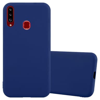 Deksel Samsung Galaxy A20s Silikon cover (blå)