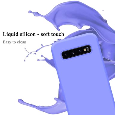 Samsung Galaxy S10 PLUS silikondeksel case (lilla)