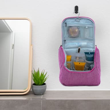 Kosmetikkveske Sminkeveske Toalettveske Make Up (rosa)