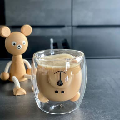 4x Termisk Glass 230 ml Teglass Kaffeglass