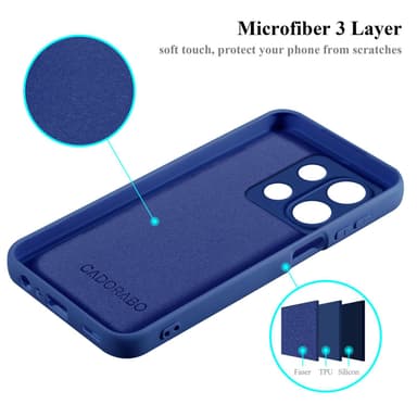 Redmi Note 13 5G Global silikondeksel case (Blå)