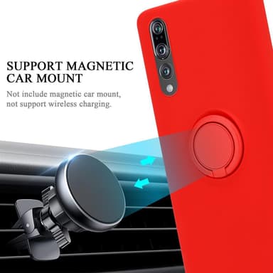 Deksel Huawei P20 PRO / P20 PLUS Ring Case (rød)