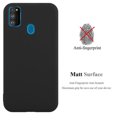 Deksel Samsung Galaxy M21 / M30s Silikon cover (svart)