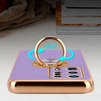 Huawei P40 PRO+ silikondeksel case (lilla)
