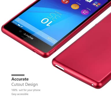 Deksel Sony Xperia M4 AQUA Case Cover (rød)