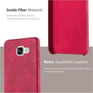 Samsung Galaxy A5 2015 Hardt Deksel Cover (rød)