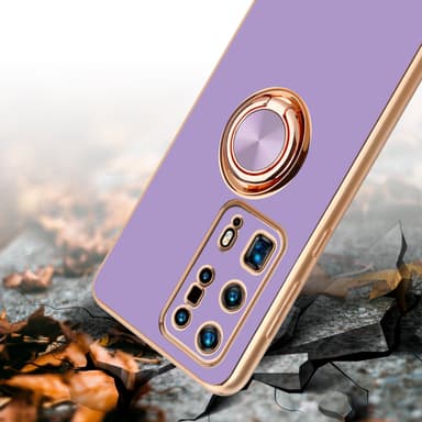 Huawei P40 PRO+ silikondeksel case (lilla)