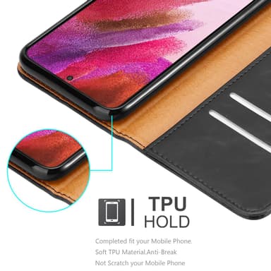 Samsung Galaxy S22 PLUS lommebokdeksel etui (svart)