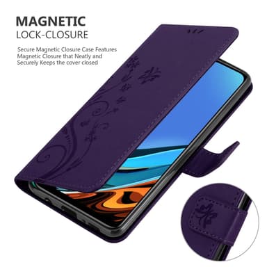 Xiaomi RedMi 9T / POCO M3 lommebokdeksel Blomster